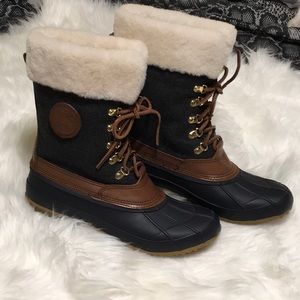 💚 TORY BURCH DUCK BOOK WINTER BOOT SNOW BOOT
